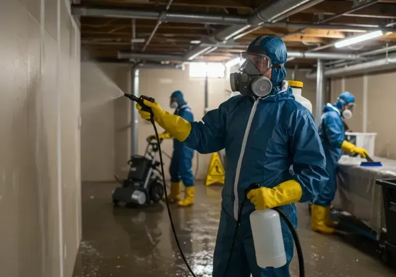 Basement Sanitization and Antimicrobial Treatment process in Seven Oaks, SC